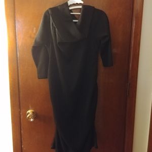 Black maternity off the shoulder sweater dress